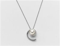 Collana Miluna Donna in Oro bianco Perla PCL1069 - PCL1069